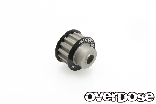 OVERDOSE OD3860 Wide Center Pulley 15T (Black)