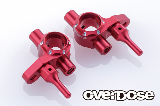 OVERDOSE OD3891  ES Aluminum Knuckle Type-2(For GALM serise/Red)