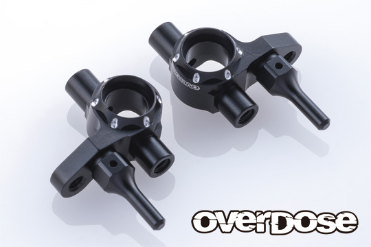 OVERDOSE OD3892  ES Aluminum Knuckle Type-2(For GALM serise/Black)