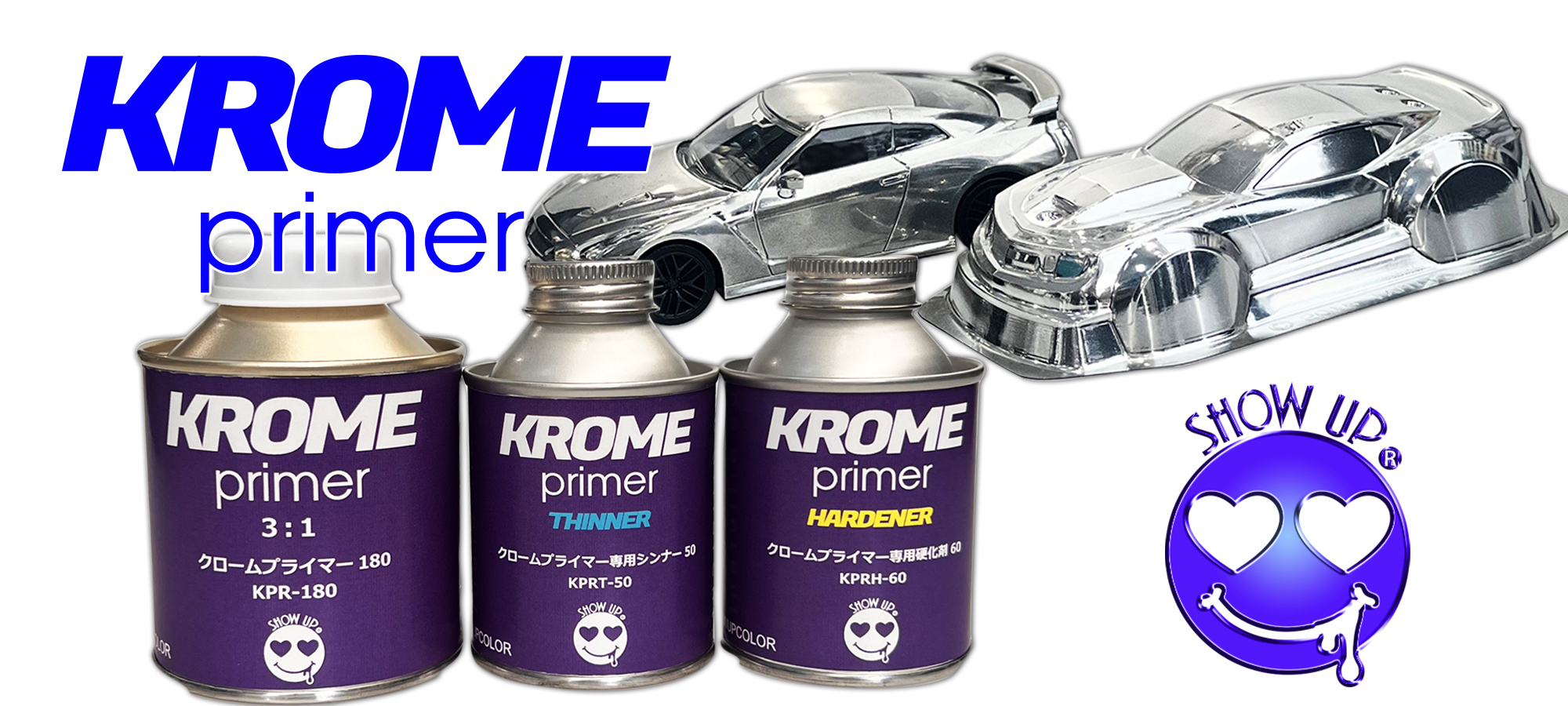 SHOW UP- KROME PRIMER SET (3 pc set) PRM-180