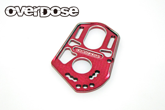 OVERDOSE OD3915  High Mount Motor Plate (For OD3877/Red)