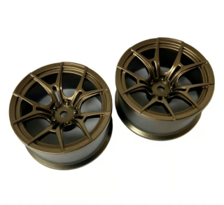 TDW-0714DBR  FX SPORT Wheels White offset 7 Dark Bronze