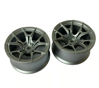 TDW-0714DSI  FX SPORT Wheels White offset 7 Dark Silver