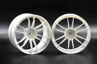 RW-UL12W8 Reve D Competition Drift Wheel "UL12" White (Offset 8mm, 2pcs)