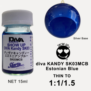 SHOW UP- DIVA Kandy Estonian Blue micro bottle (15ml)