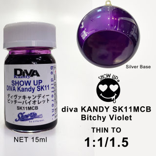 SHOW UP- DIVA Kandy Bitchy Violet micro bottle (15ml)