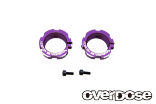 OVERDOSE OD3879  Aluminum Shock Adjust Nut (For HG Shock/2pcs/Purple)