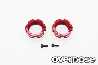 OVERDOSE OD3880  Aluminum Shock Adjust Nut (For HG Shock/2pcs/Red)