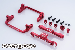 OVERDOSE OD3894  Aluminum Battery Holder Type-2 (For GALM/Red)