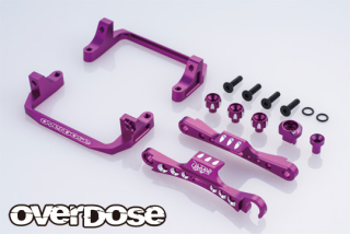 OVERDOSE OD3893  Aluminum Battery Holder Type-2 (For GALM/Purple)