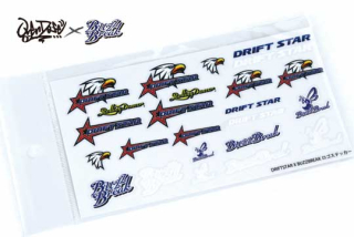 BB-ST-004  BUZZ BREAK  DRIFT STAR×BUZZ BREAK Logo Sticker