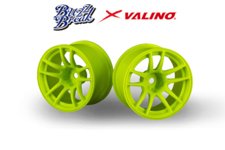 BB-RW-002  BUZZ BREAK  N820S Wheel R-SPEC 30mm ( Lime Yellow/OFF+9 )