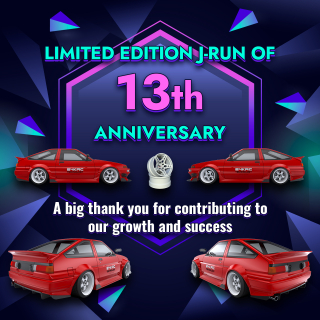 24K9100  Limited Edition 13th Anniversary J-RUN