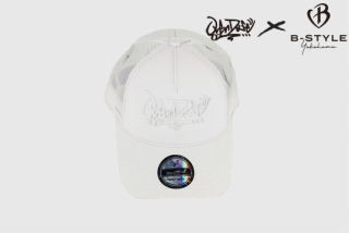 BB-CA-007 OVERDOSE×B-STYLE Mesh Cap (White)