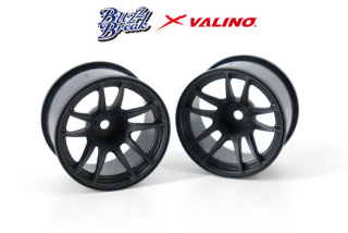 BB-RW-026 BUZZ BREAK VALINO N820S Wheel R-SPEC 30mm (Black/ OFF+9)