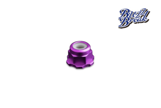 BB-LN-003 BUZZ BREAK BB LOCK NUT (Purple / 4pcs)