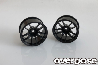 OVERDOSE OD3842 R-SPEC WORK EMOTION CR Kiwami (Black/OFF+7)