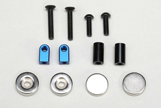 ZS-016MGFBL Yokomo Magnet Front Body Mount for Drift Car (Blue)