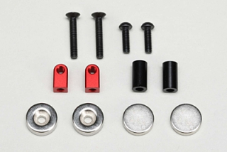 ZS-016MGFR Yokomo Magnet Front Body Mount for Drift Car (Red)
