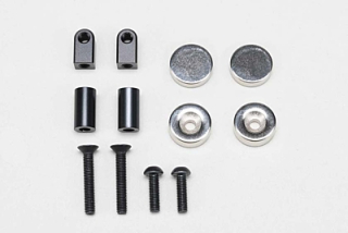 ZS-016MGF Yokomo Magnet Front Body Mount for Drift Car (Black)