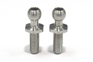 RT-006LA Reve D SPM Titanium Rod End Ball L (Diameter 4.3mm, Screw Length 8.0mm, 2pcs)