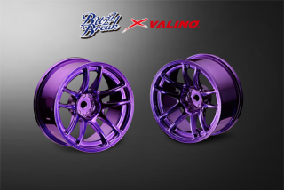 BB-RW-018 BUZZ BREAK VALINO N820S Wheel 26mm (BB Chrome Purple/ OFF+7)