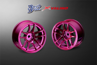 BB-RW-019 BUZZ BREAK VALINO N820S Wheel 26mm (BB Chrome Pink/ OFF+7)