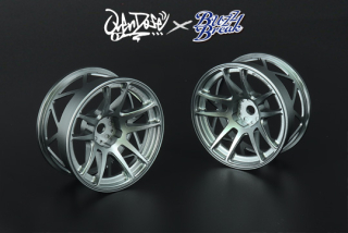 BB-RW-038 VALINO N820S Aluminum Wheel OVERDOSE ver. UL-SPEC 26mm (Titanium Silver anodized/ OFF+7)