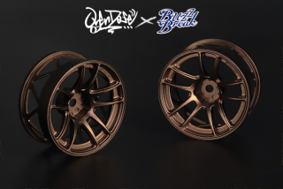BB-RW-039 VALINO N820S Aluminum Wheel OVERDOSE ver. UL-SPEC 26mm (Bronze anodized/ OFF+7)