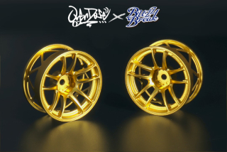 BB-RW-041 VALINO N820S Aluminum Wheel OVERDOSE ver. UL-SPEC 26mm (Gold anodized/ OFF+7)